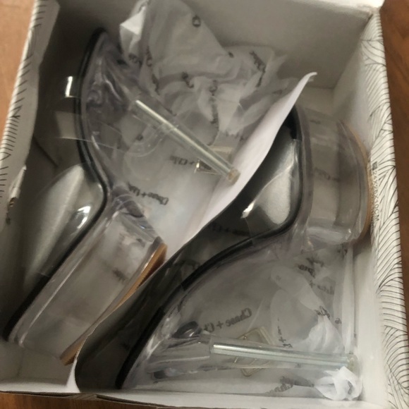 CHASE + CHLOE clear heels - Picture 5 of 5